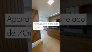 Vem ver esse apartamento planejado completo de 70m2 GrupoForestDecor [upl. by Enenaj]