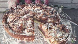 Crostata mele amaretti e mandorle [upl. by Ravel]