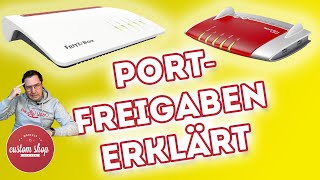 Portfreigaben auf FritzBox erklärt Warum Wo Was passiert [upl. by Atekin]