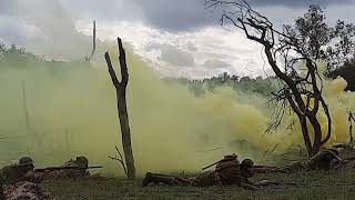 Camp Mabry WW1 Reenactment Nov 212021 Mustard Gas [upl. by Enetsirhc231]