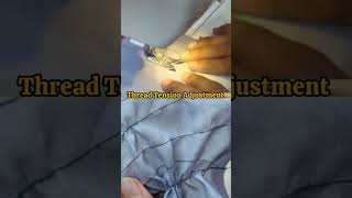 Thread Tension Adjustment in Usha Janome  How to fix Tension on a Sewing Machine  Tailoring Tips [upl. by Gaeta]