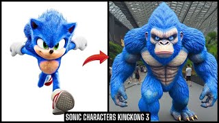 Sonic The Hedgehog All Characters as KingKong  Part 3 [upl. by Fenelia]