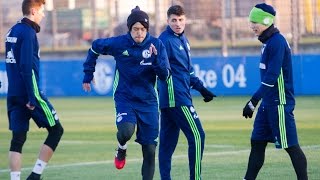 FC Schalke 04 Training 06122016 [upl. by Atnod]