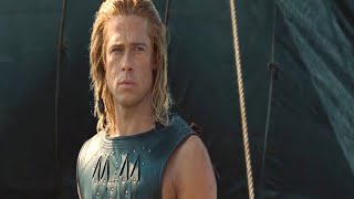 محارب اسطوري بيقضي علي جيش طروادة كاملا  ملخص فيلم Troy 2004 [upl. by Settera784]