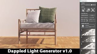 Script Dappled Light Generator v10 for 3dsMax [upl. by Resneps376]