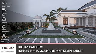 Desain Rumah Mewah Classic  Classical Luxury house design concept 395 sqm  di Lahan 40x40 Meter [upl. by Chloras208]