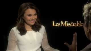 Samantha Barks Eponine Interview for quotLes Miserablesquot I Sang quotOn My Ownquot to Her [upl. by Rogerg218]