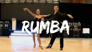 Bronze International Latin Rumba Routine by Mikhail Kolosov amp Elina Semka [upl. by Seften]