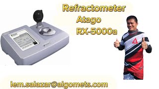 Refractometer  Atago RX5000a  Calibration  Adjustment  Tagalog Tutorial [upl. by Way812]