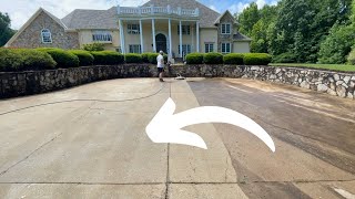 How To Prevent Lines When Pressure Washing Concrete [upl. by Lanam]