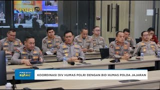 KOORDINASI DIV HUMAS POLRI DENGAN BID HUMAS POLDA JAJARAN JELANG PILKADA [upl. by Cliff]