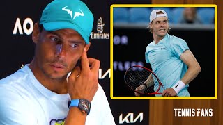 Rafael Nadal quotShapovalov will be The Grand Slam championquot  2022 HD [upl. by Torp]