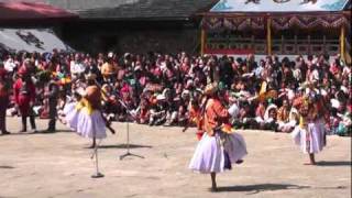 ブータン旅行記2 Visit To BhutanParo Tsechu festival【パロ・ツェチュ祭】 [upl. by Ruhtracam]