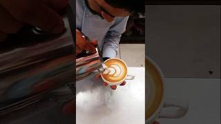 Latte art aqfoodmaster coffeemaster coffeeart coffee coffeemaking [upl. by Alexei]