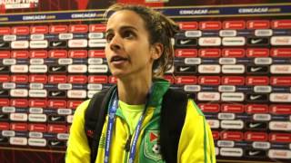 Alison Heydorn  Guyana vs Guatemala PostGame Feb 14th 2016 [upl. by Girovard]