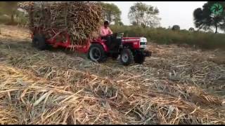 Heavy duty Tractor  VST Shakti MT 270 SS pulling 45 Tonnes Sugarcane Trolley HS ctor [upl. by Silrac]