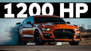 TIRE SHREDDING 1200 HP Mustang GT500  VENOM 1200 by HENNESSEY [upl. by Milissent]