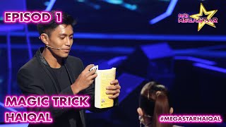 Ernie Zakri Tergamam Tengok Magic Trick Haiqal  Ceria Megastar  Episod 1 [upl. by Hibbert]