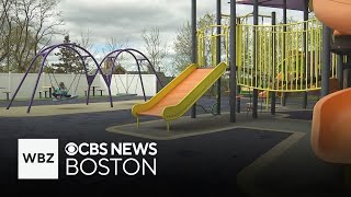 Playground at Massachusetts school praised for inclusivity [upl. by Hubey]