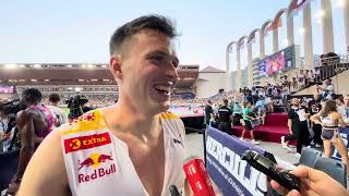 Karsten Warholm Incredibly Confident After 2nd In Men’s 400m Hurdles In Monaco [upl. by Feldman716]