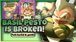 Basil Pesto is a MONSTER find out how to build and use him with this guide  Cookie Run ToA [upl. by Pollack]