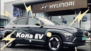 2025 KONA ELECTRIC  test drive plus interior and exterior review hyundaikona konaelectric review [upl. by Kahle]