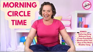 Circle Time Songs for Kids  Preschool Fun Learning  The Kiboomers [upl. by Jak]