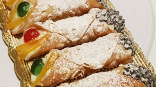 CANNOLI SICILIANI RICETTA ORIGINALE BUONISSIMA E SEMPLICISSIMA [upl. by Damour443]