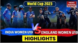 Under 19 Womens World Cup Cricket 2023 Highlights IND W vs ENG W Final HighlightsMatch Highlights [upl. by Ramah525]