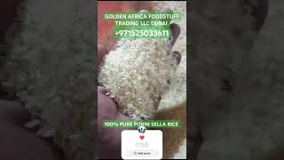 PURE PONNI SELLA RICE rice trending somalia africa [upl. by Enelyt863]