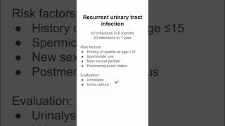 Recurrent urinary tract infection [upl. by Ttennaj]