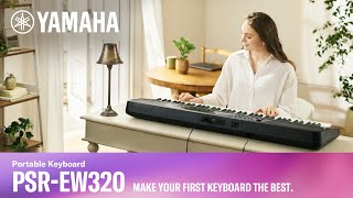 Yamaha Portable Keyboard PSREW320 Overview Video [upl. by Maisel]