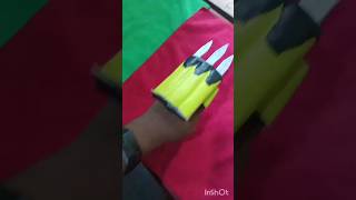 Wolverine Claws Paper vs Cardboard Shorts diy [upl. by Iorgos]