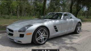 Test Drive The MercedesBenz SLS AMG w In Depth Review [upl. by Euqininod]