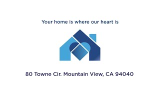 80 Towne Circle Mountain View CA 94040 [upl. by Anamor]