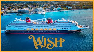 Disney Wish Departs Nassau  4K [upl. by Elletnuahc]