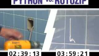 Python Perfect Cutter vs Rotozip [upl. by Rosenquist]