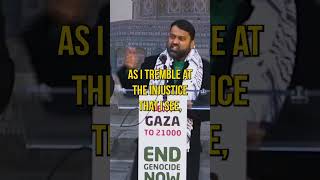 Powerful Speech by Shaykh Dr Yasir Qadhi at the March for Gaza Protest in Washington DC [upl. by Bink765]