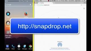 Transfer Files Between Devices Using Snapdropnet [upl. by Yrreg794]