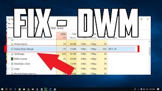 How To Fix Desktop Window Manager High CPU Usage quotDWMEXEquot [upl. by Yrohcaz]