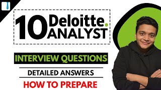 10 Deloitte Interview Questions and Answers  Deloitte Analyst  Deloitte Interview [upl. by Lesslie]