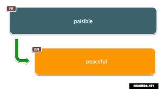 How to pronounce paisible [upl. by Gracye828]