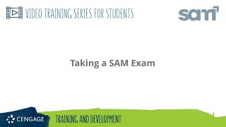 SAM Student Taking a SAM Exam 36520162019 [upl. by Greysun200]