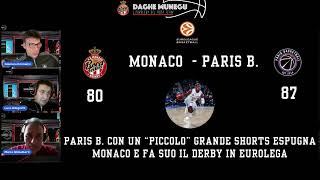 Paris Basketball batte Monaco e fa suo il derby in Eurolega [upl. by Barbara-Anne]