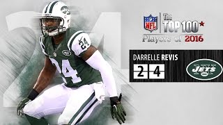 24 Darrelle Revis CB Jets  Top 100 NFL Players of 2016 [upl. by Neelrac]