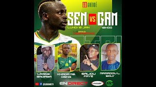 Can 2023 Debrief Sénégal vs Gambie 30 avec Saliou Faye lamine Gadiaga et Lamine Soly [upl. by Dreher]