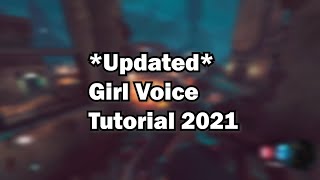 UPDATED Girl Voice Tutorial 2021 How to do a girl voice for TikTok or trolling [upl. by Pisarik]