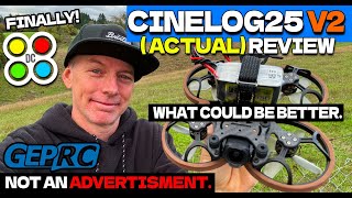 Geprc Cinelog25 V2 Cinewhoop under 250g  FULL REVIEW amp FLIGHTS 🏆 [upl. by Jens]