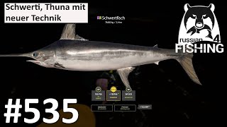 Schwertfisch Thunfisch amp Hai mit neuer Technik  Russian Fishing 4 535  Deutsch  UwF [upl. by Niret]