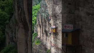 Cliffside Convenience The Unique Store at Shiniuzhai Scenic Area [upl. by Aja]